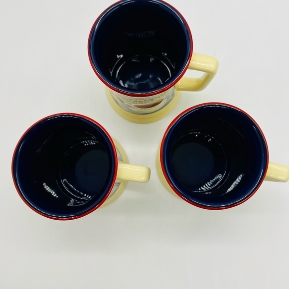 THE POLAR EXPRESS CREAMY HOT CHOCOLATE MUG SET OF 3 CREAM/BLUE COLORS - Picture 6 of 7